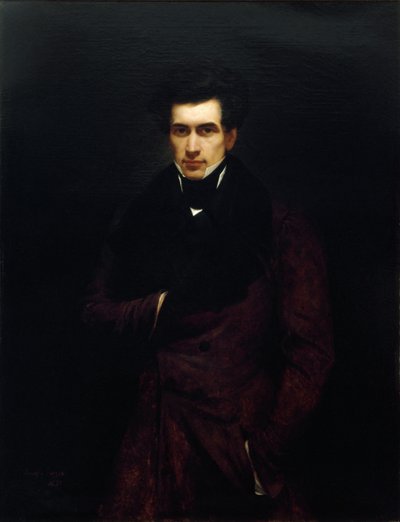 Porträtt av Armand Carrel 1800-1836, 1833. av Ary Scheffer