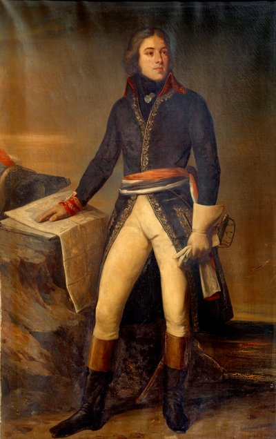 Porträtt av general Lazare Louis Hoche (1768-1797) Målning av Ary Scheffer (1795-1858) 1835 Paris, Musee de l