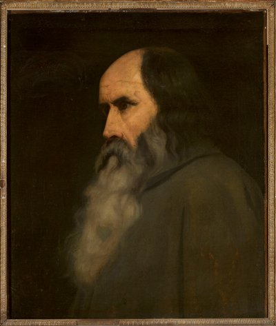 Porträtt av en gammal man (Berthold Schwarz?) av Ary Scheffer