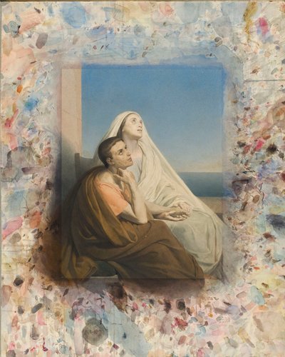 Sankt Augustinus och den heliga Monika av Ary Scheffer