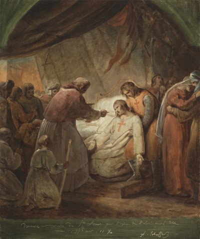 Den helige Ludvigs sista nattvard av Ary Scheffer