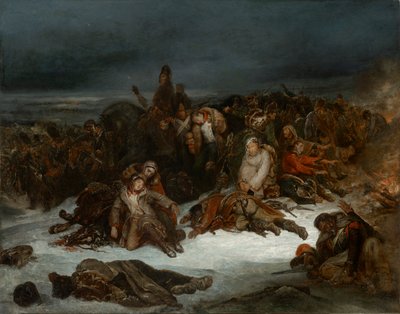 Napoleons reträtt av Ary Scheffer