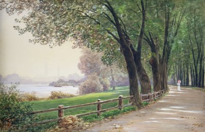 Fontenay i Hamburg av Ascan Lutteroth