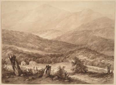 Vita bergen (?) av Asher Brown Durand