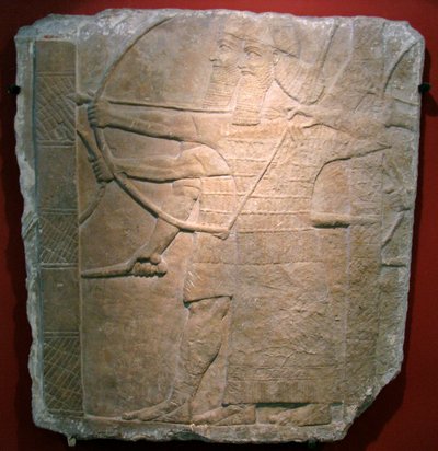 Assyriska krigare, 800-talet f.Kr. av Assyrian Art.