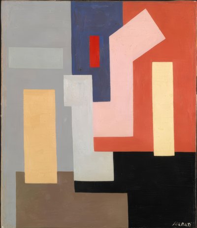 Abstrakt-geometrisk neoplastisk konst av Atanasio Soldati