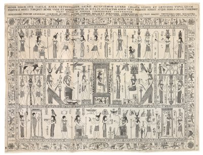 Oidipus Aegyptiacus av Athanasius Kircher