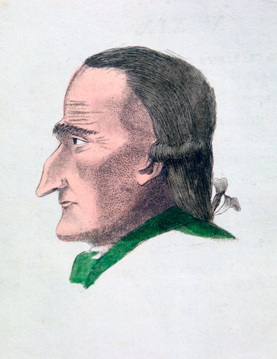 En snålhet i ansiktet, 1808 av Athanasius Kircher