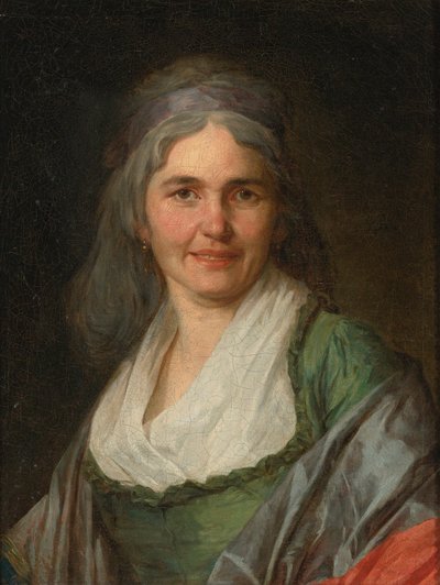 Tillskriven Louis-Roland Trinquesse Porträtt av en kvinna av attributed to Louis Rolland Trinquesse