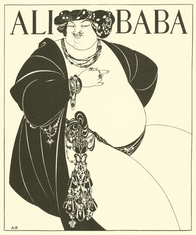 Ali Baba (litografi) av Aubrey (after) Beardsley
