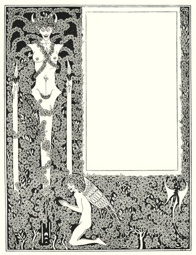 Design för titelsidan för "Salome" (gravyr) av Aubrey (after) Beardsley