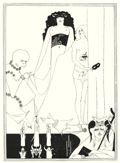 Ange Herodias (gravyr) av Aubrey (after) Beardsley