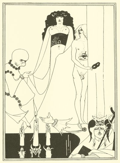 Herodias (litografi) av Aubrey (after) Beardsley