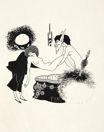Illustration till "Salome" av Oscar Wilde av Aubrey (after) Beardsley