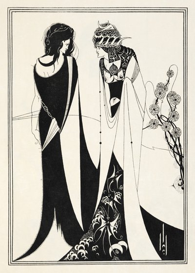 Illustration till "Salome" av Oscar Wilde av Aubrey (after) Beardsley