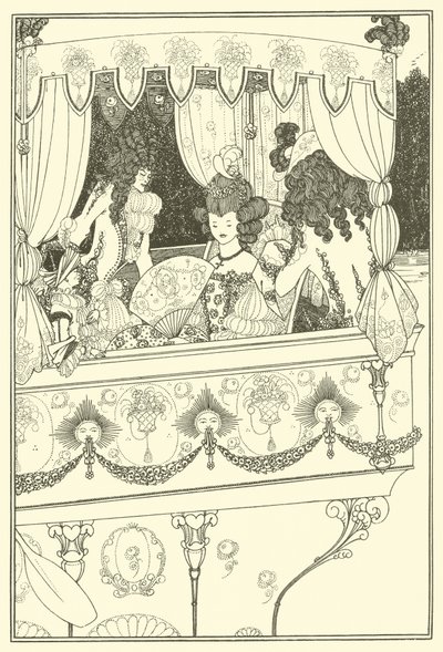 Pråmen (litografi) av Aubrey (after) Beardsley