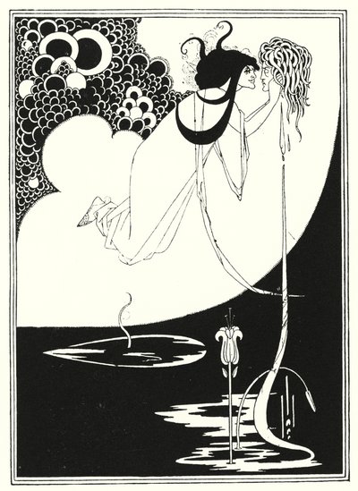 The Climax (gravyr) av Aubrey (after) Beardsley