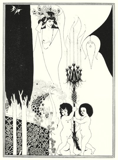 Herodes ögon (gravyr) av Aubrey (after) Beardsley
