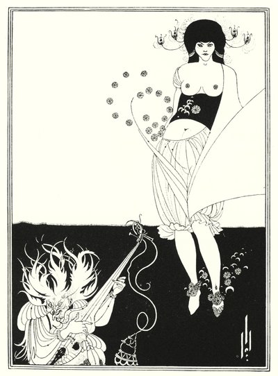 Magdansen (gravyr) av Aubrey (after) Beardsley