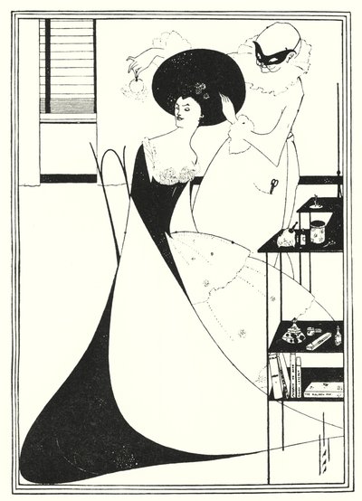 The Toilette of Salome (gravyr) av Aubrey (after) Beardsley
