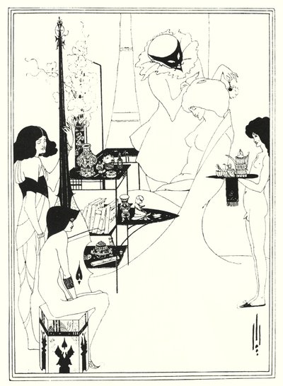 Salomes toalett (gravyr) av Aubrey (after) Beardsley