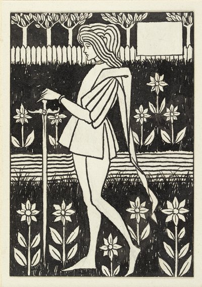 En sida, 1890-talet av Aubrey Beardsley