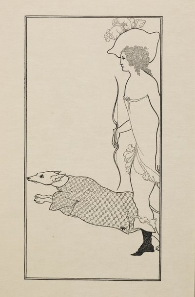 Atalanta, från en bok med femtio teckningar av Aubrey Beardsley