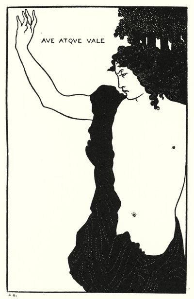 Hail And Goodbye, Catullus, Carmen Ci av Aubrey Beardsley