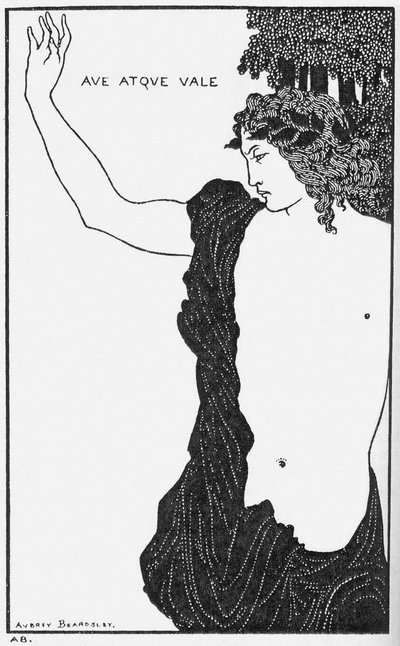 Hagel och farväl Hej och farväl av Aubrey Beardsley