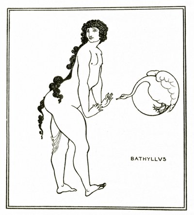 Bathyllus, ca 1894 av Aubrey Beardsley