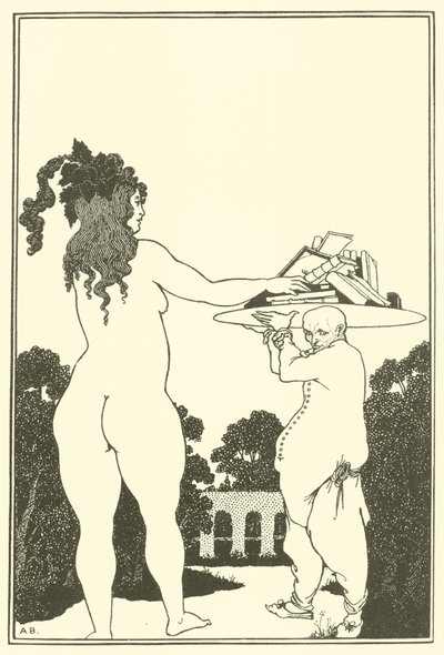 Boktallrik av Aubrey Beardsley