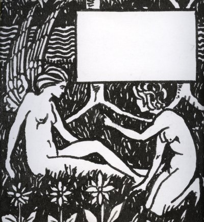 Kapitelrubrik för Le Morte dArthur, 1893 (penna och svart bläck på papper) av Aubrey Beardsley