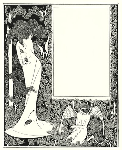 Innehåll kantdesign av Aubrey Beardsley
