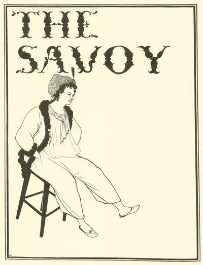 Omslagsdesign, The Savoy av Aubrey Beardsley