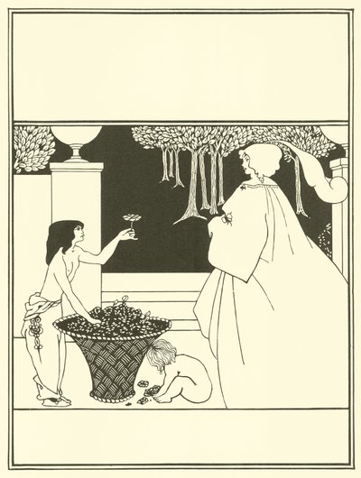 Omslagsdesign, den gula boken av Aubrey Beardsley