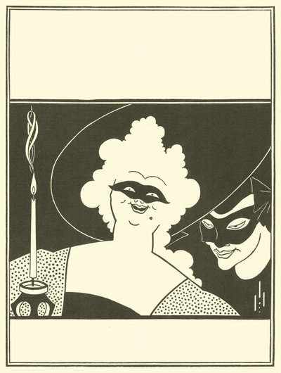 Omslagsdesign, den gula boken av Aubrey Beardsley