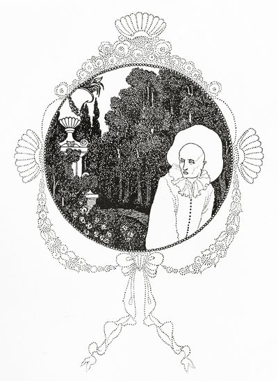 Cul-de-lampe, illustration till Ernest Dowsons "The Pierrot of the Minute" av Aubrey Beardsley