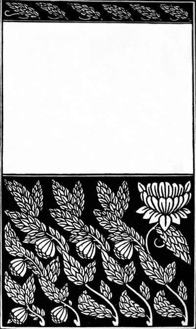 Design för Cover of Nobodys Fault, 1914 av Aubrey Beardsley