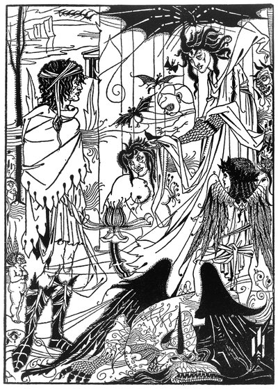 "Drömmar", 1894 av Aubrey Beardsley