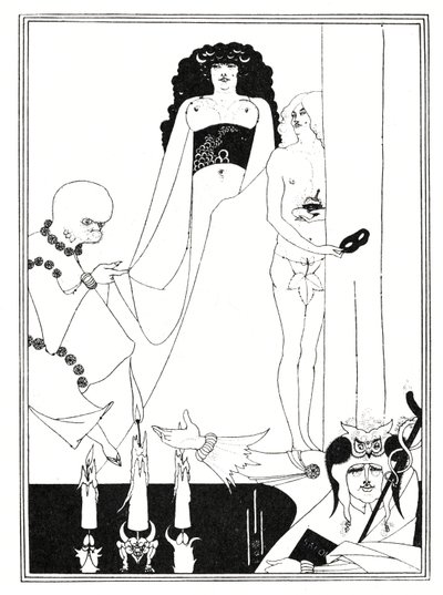 Gå in i Herodias av Aubrey Beardsley
