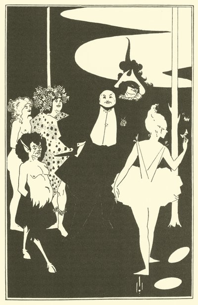 Frontispice, pjäser av John Davidson, 1893 av Aubrey Beardsley