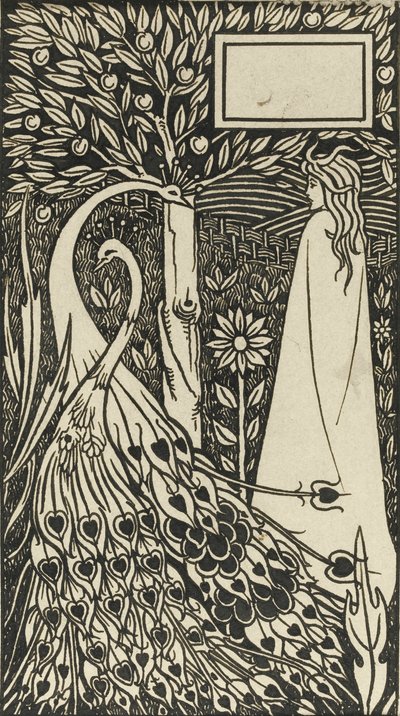Illustration till boken Le Morte dArthur av Sir Thomas Malory, 1893-1894 av Aubrey Beardsley