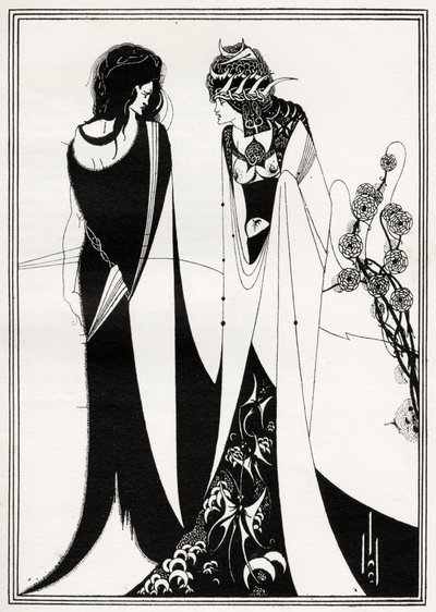 John och Salome av Aubrey Beardsley