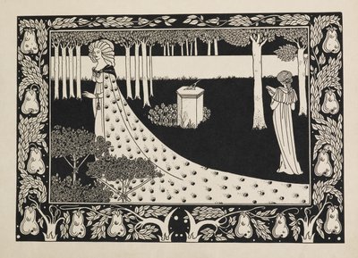 La Beale Isoud på Joãous Gard. Från "Le morte D