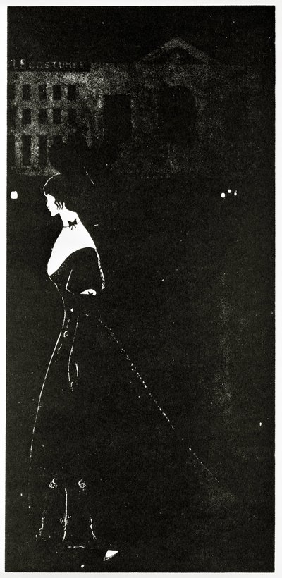 Natten, 1894 av Aubrey Beardsley