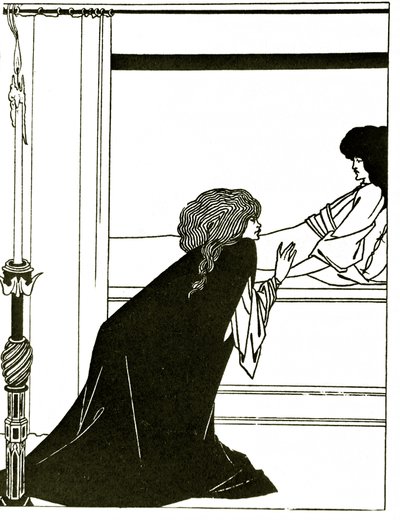 Lamour, ca 1894 av Aubrey Beardsley