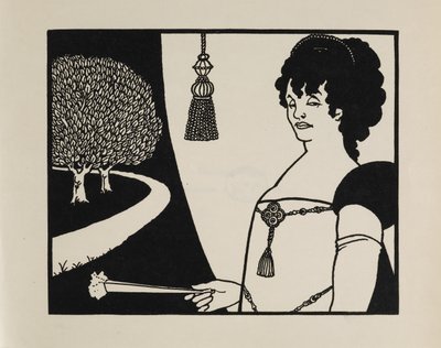 Madame Rejane, från en bok med femtio teckningar av Aubrey Beardsley