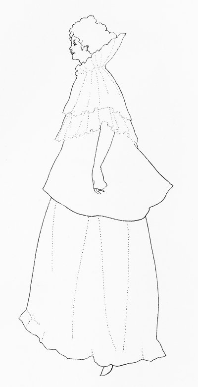 Madame Rejane, illustration från "The Yellow Book", 1894 av Aubrey Beardsley