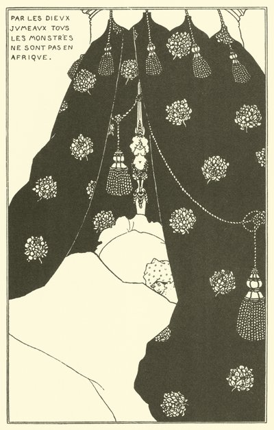 Porträtt av sig själv av Aubrey Beardsley
