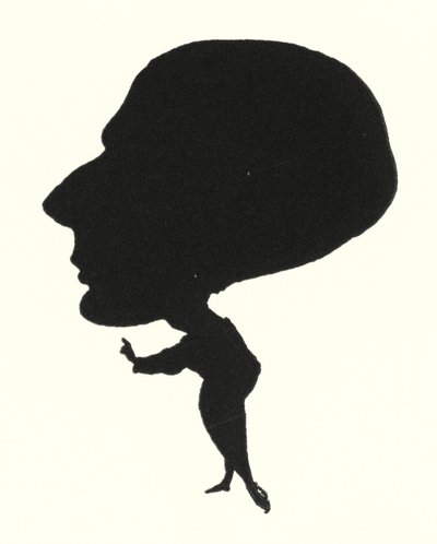 Siluett av Aubrey Beardsley av Aubrey Beardsley